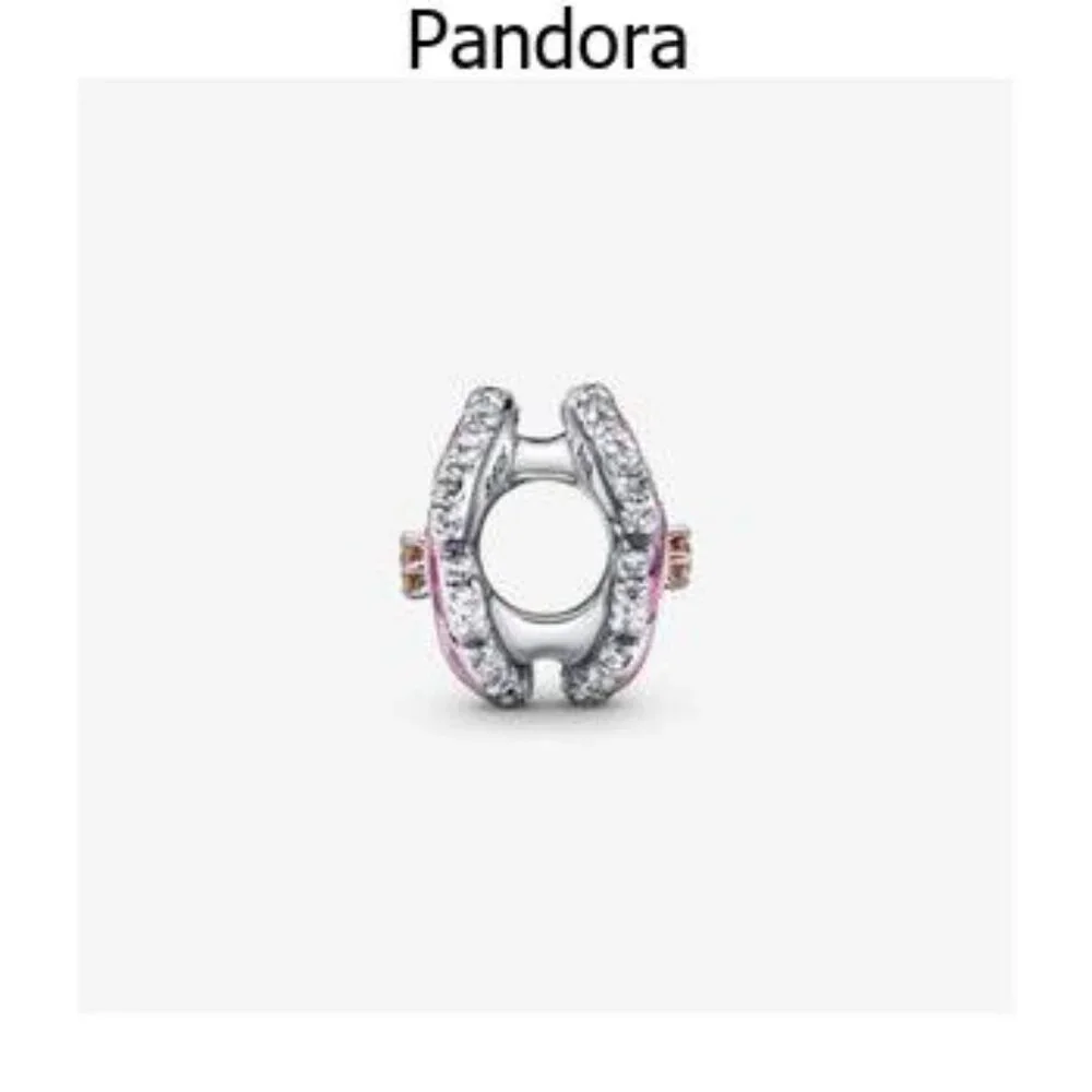 Pandora Pink Pansy Flower Charm